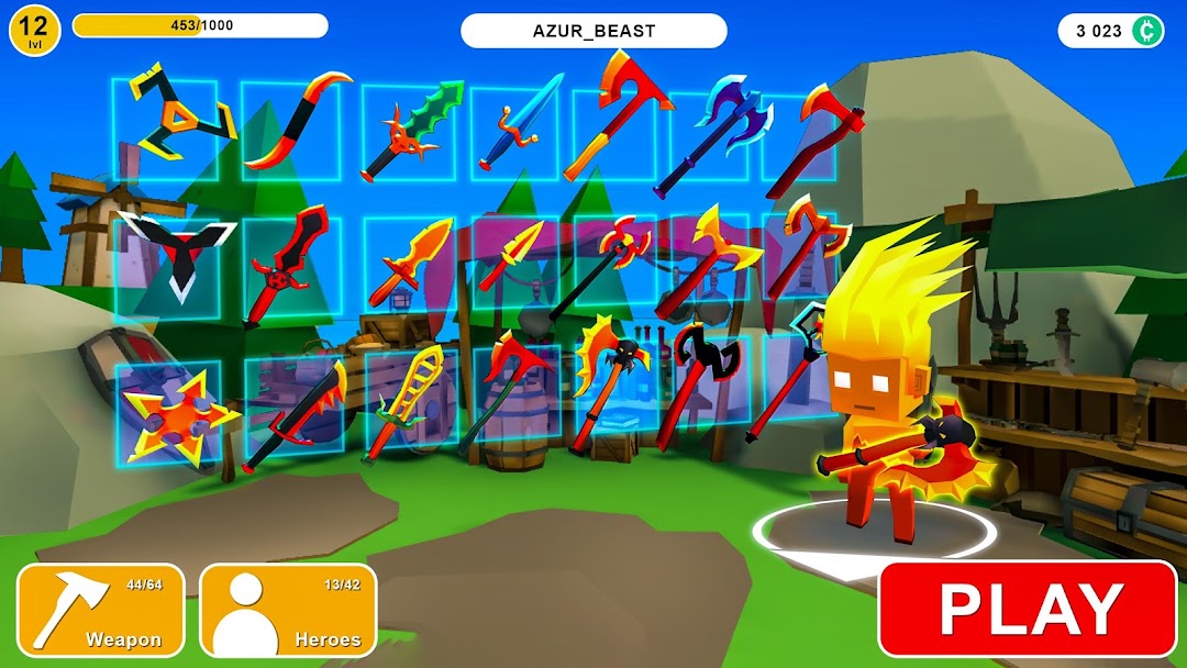 AXES.io mod apk screenshot 4