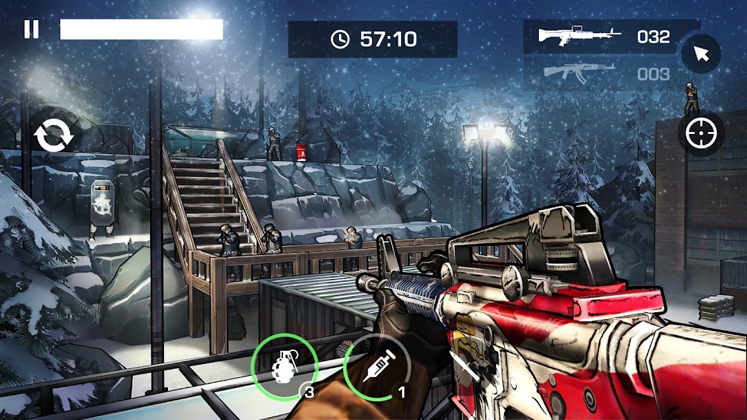 Gun Shooting Games Offline FPS ảnh chụp màn hình 1