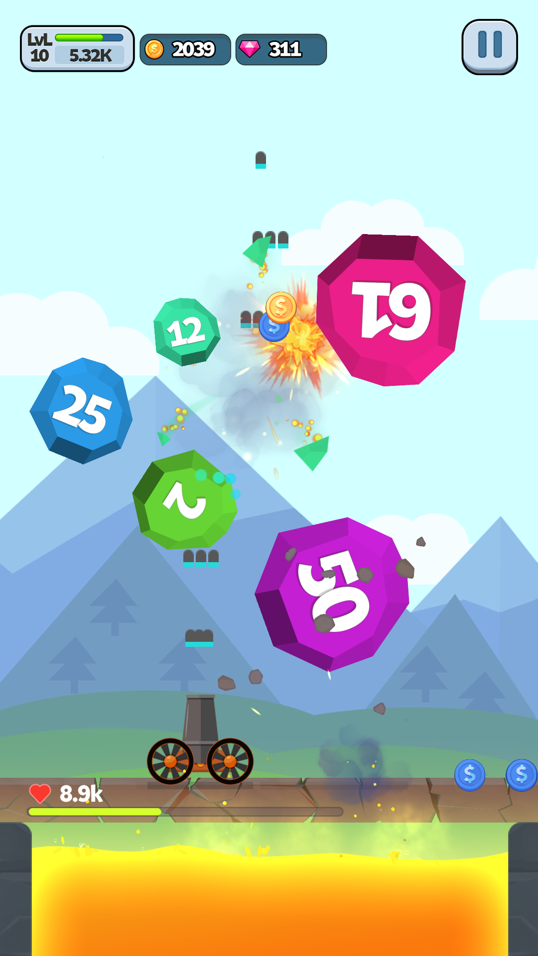Ball Blast Cannon blitz mania mod apk screenshot 3