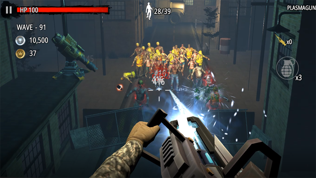 Zombie Hunter D-Day : 20Mil + ảnh chụp màn hình 4