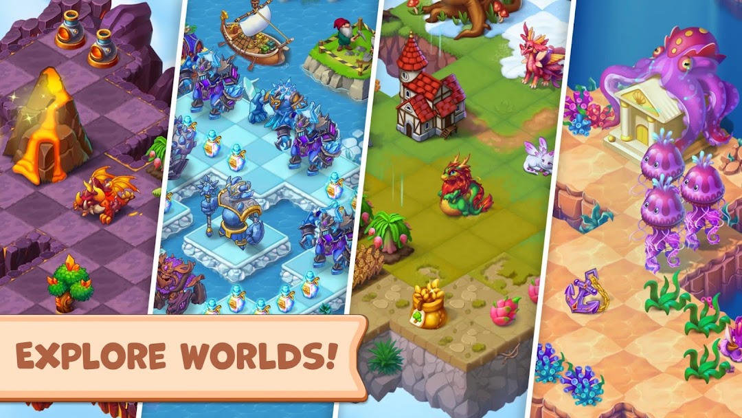 Mergest Kingdom: Merge game ảnh chụp màn hình 2