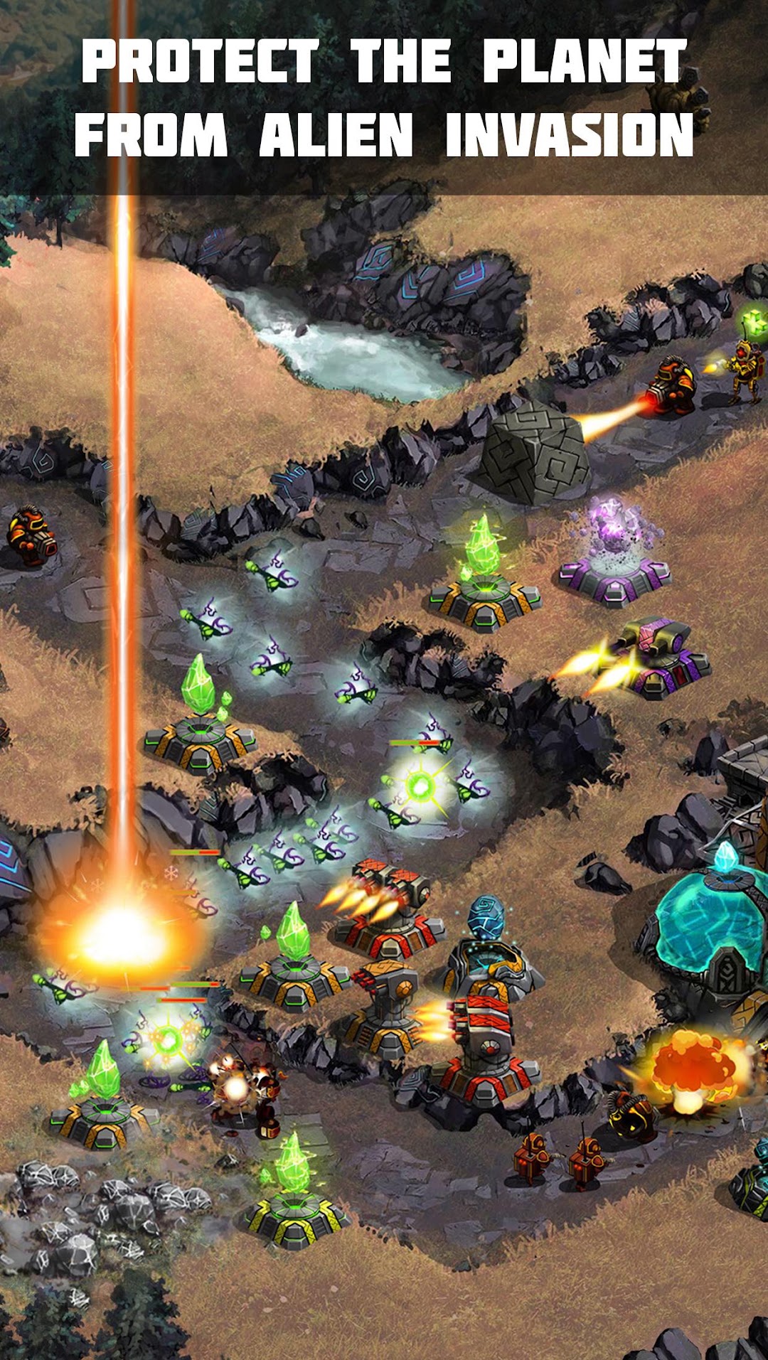 Ancient Planet Tower Defense ảnh chụp màn hình 1