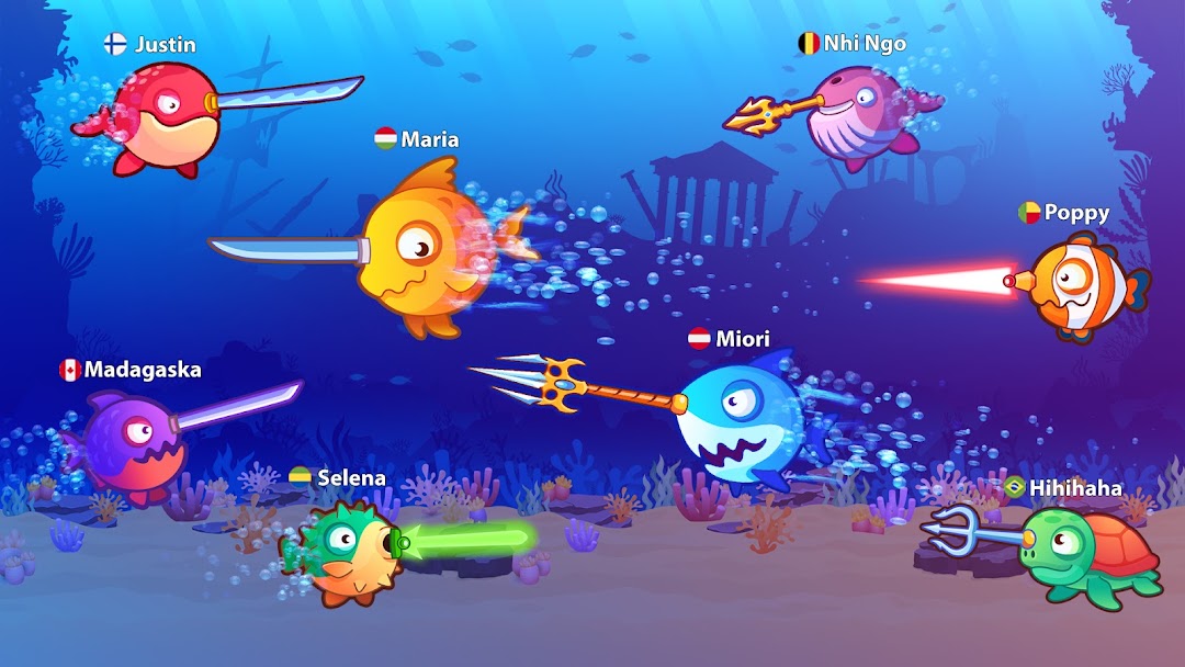 Fish.IO - Hungry Fish ảnh chụp màn hình 5