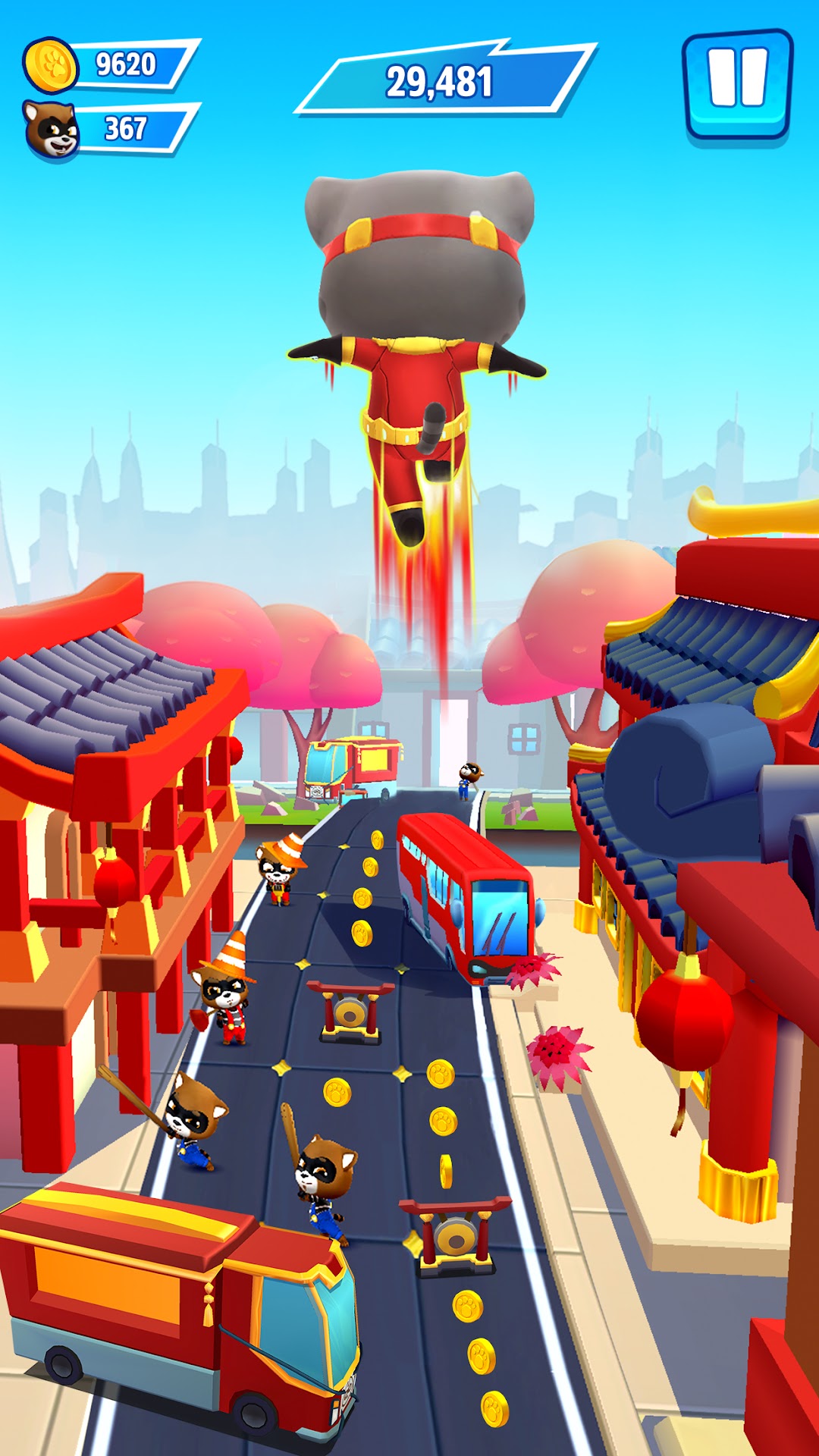 Talking Tom: Hero Dash Run ảnh chụp màn hình 3