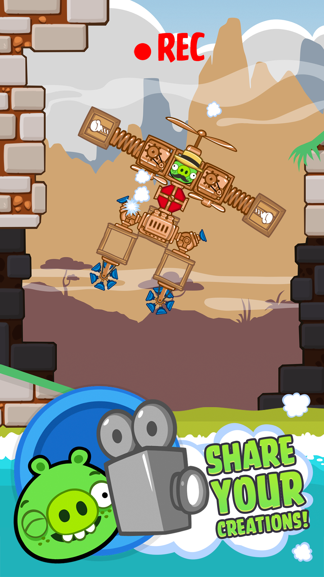 Bad Piggies mod apk screenshot 5