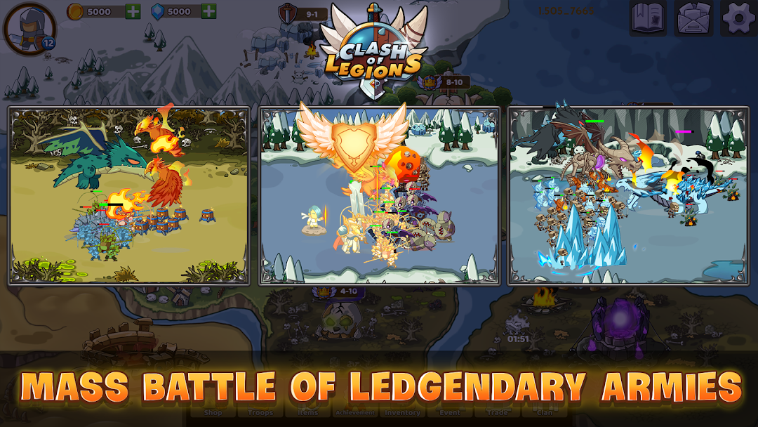Clash of Legions mod apk screenshot 5