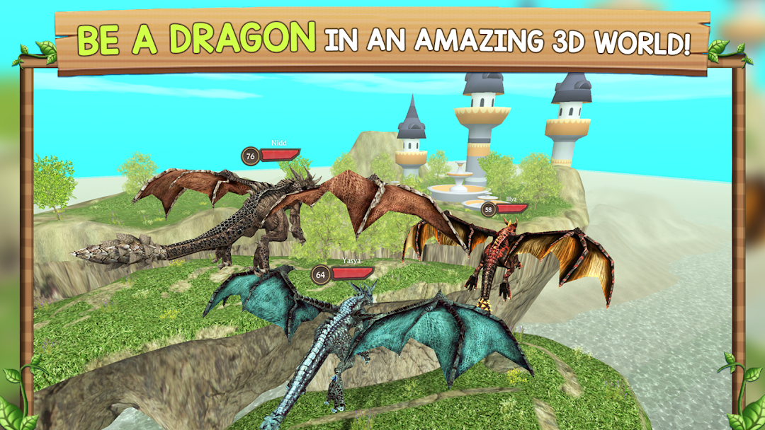 Dragon Sim Online: Be A Dragon ảnh chụp màn hình 1