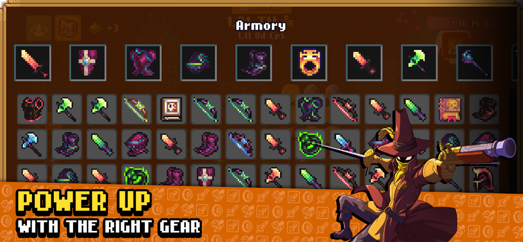 Idle Slayer - Pixel RPG ảnh chụp màn hình 1