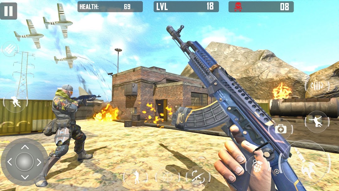 fps cover firing Offline Game ảnh chụp màn hình 5
