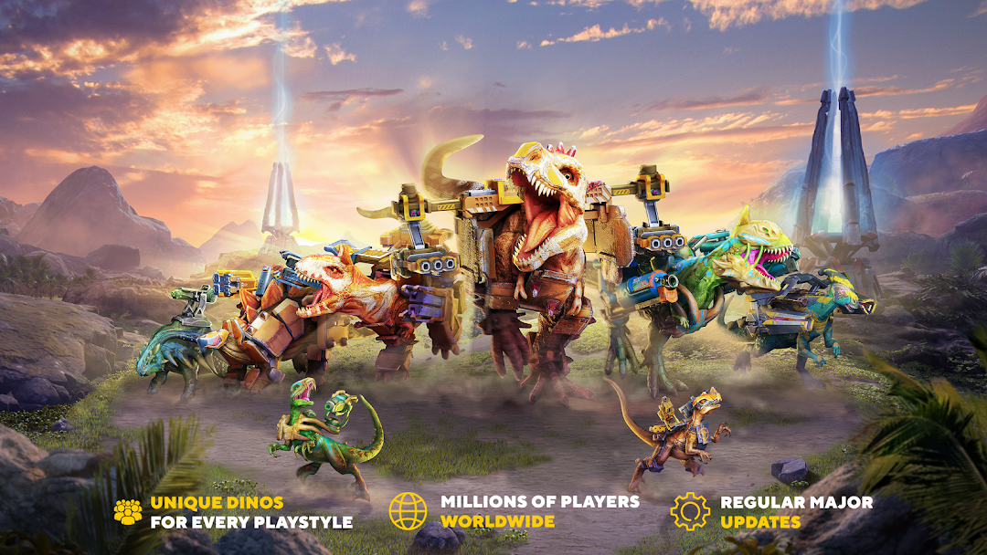 Dino Squad: Dinosaur Shooter ảnh chụp màn hình 1