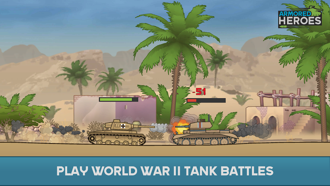 Armored Heroes - Tank Wars mod apk screenshot 3