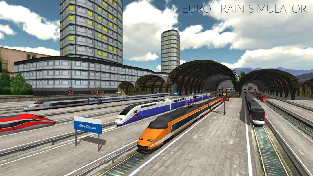 Euro Train Simulator: Game ảnh chụp màn hình 1