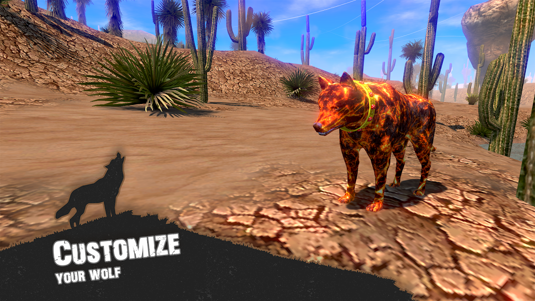Wolf Simulator - Animal Games ảnh chụp màn hình 2