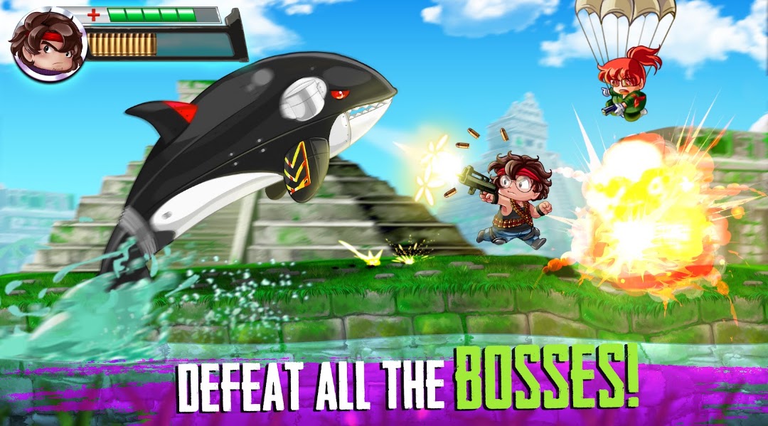 Ramboat 2 Action Offline Game ảnh chụp màn hình 1
