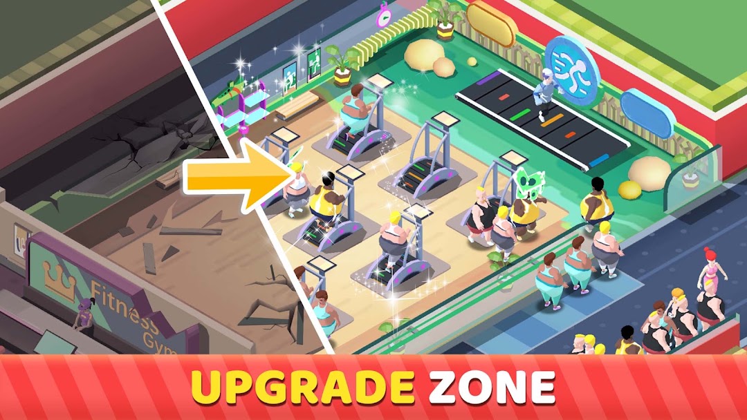Fitness Club Tycoon ảnh chụp màn hình 5