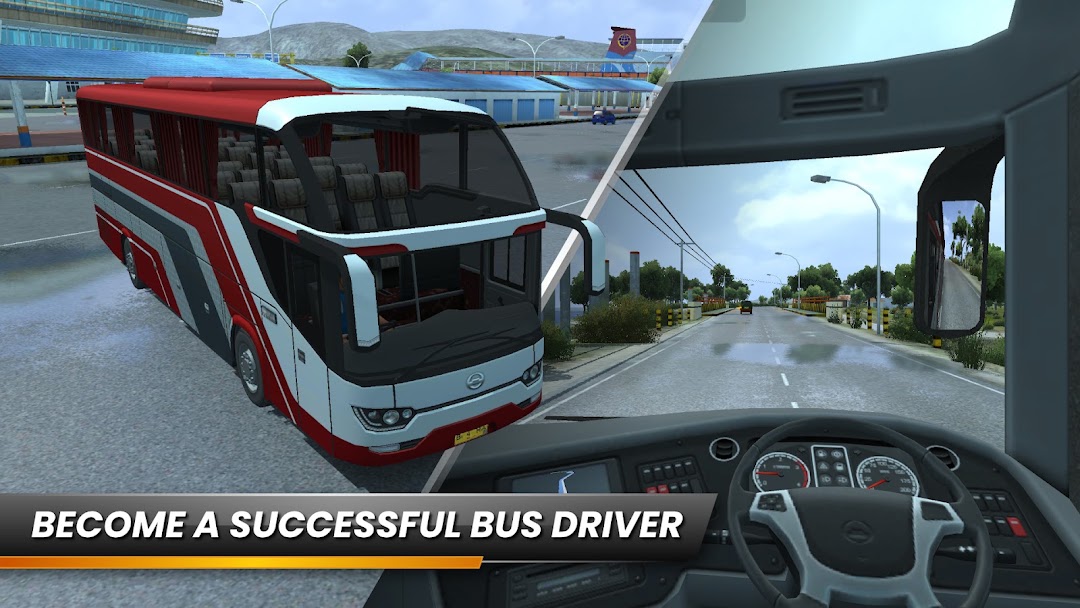 Bus Simulator Indonesia mod apk screenshot 1
