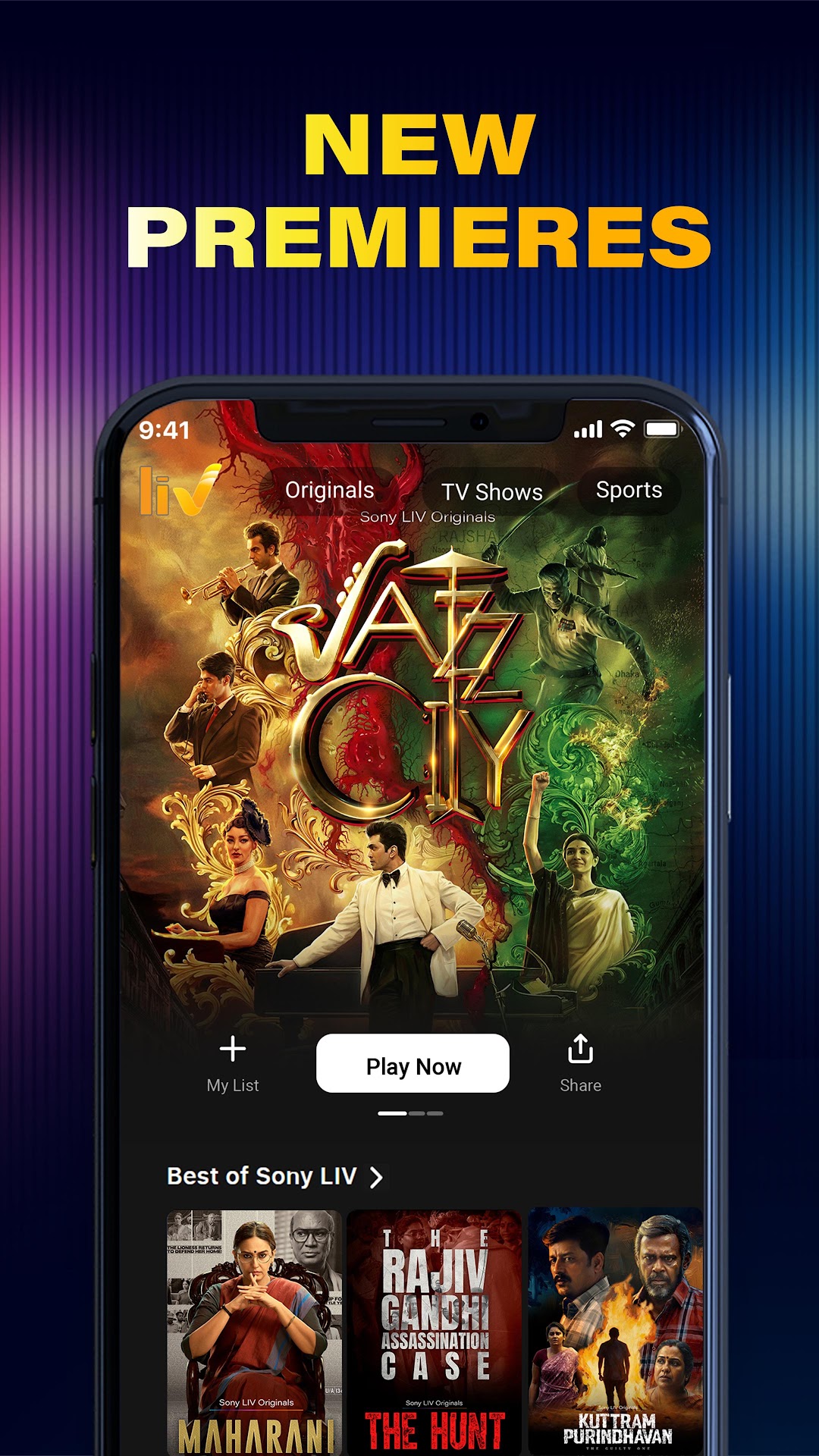 Sony LIV: Series, Shows, Movie ảnh chụp màn hình 1