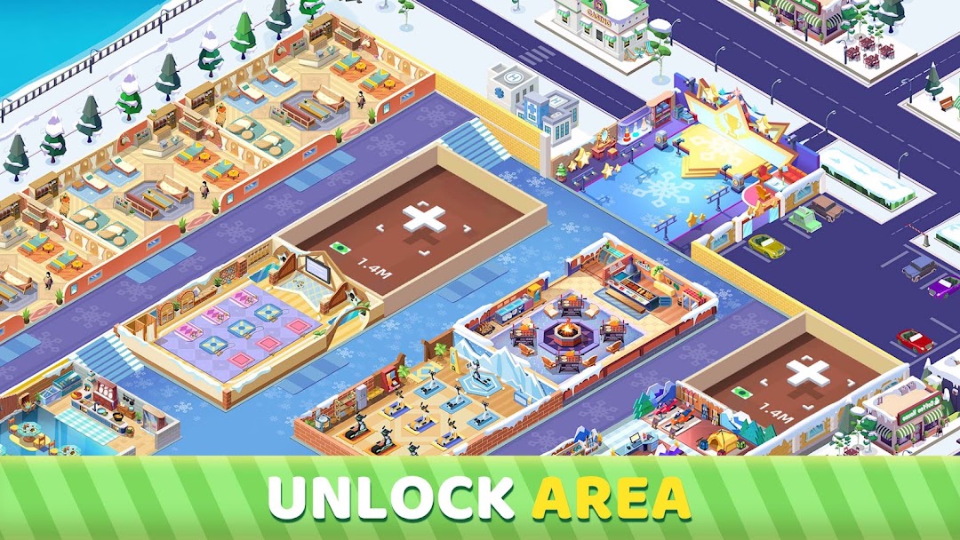 Fitness Club Tycoon ảnh chụp màn hình 4
