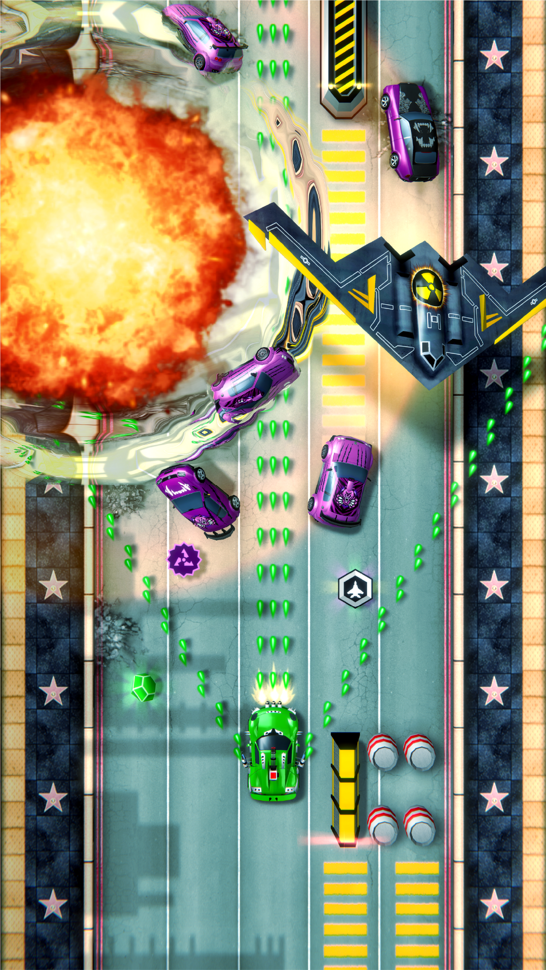 Chaos Road: Combat Car Racing mod apk screenshot 1
