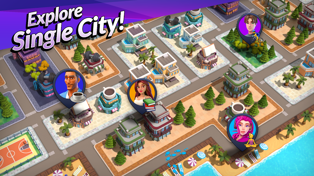 Single City: Social Life Sim ảnh chụp màn hình 3