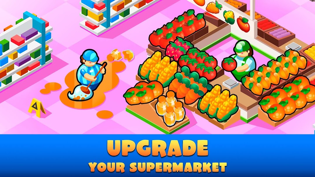Idle Supermarket Tycoon－Shop ảnh chụp màn hình 2
