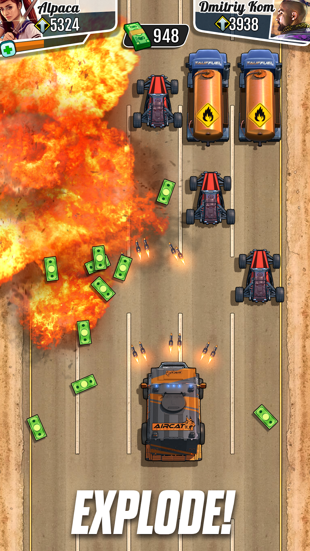 Fastlane: Road to Revenge mod apk screenshot 4