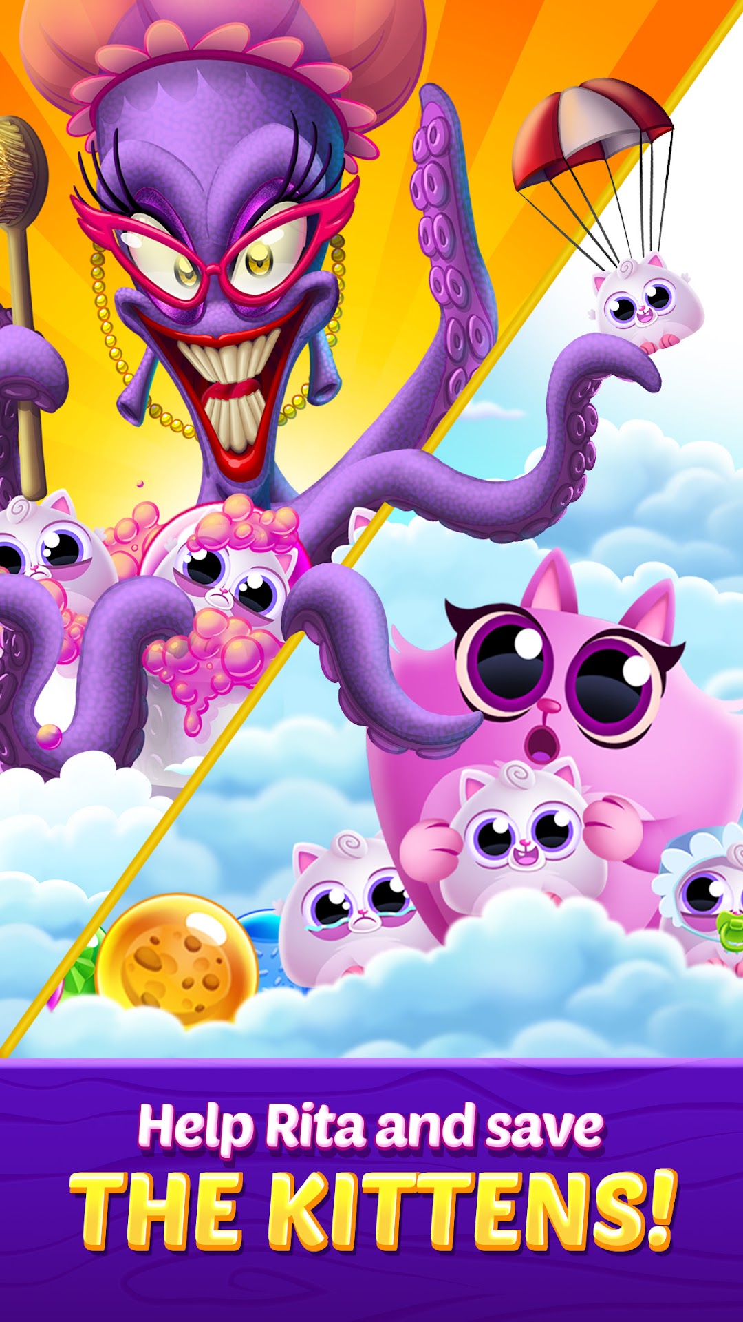Cookie Cats Pop - Bubble Pop ảnh chụp màn hình 2