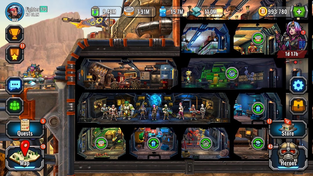 Shelter War: Zombie Games mod apk screenshot 2