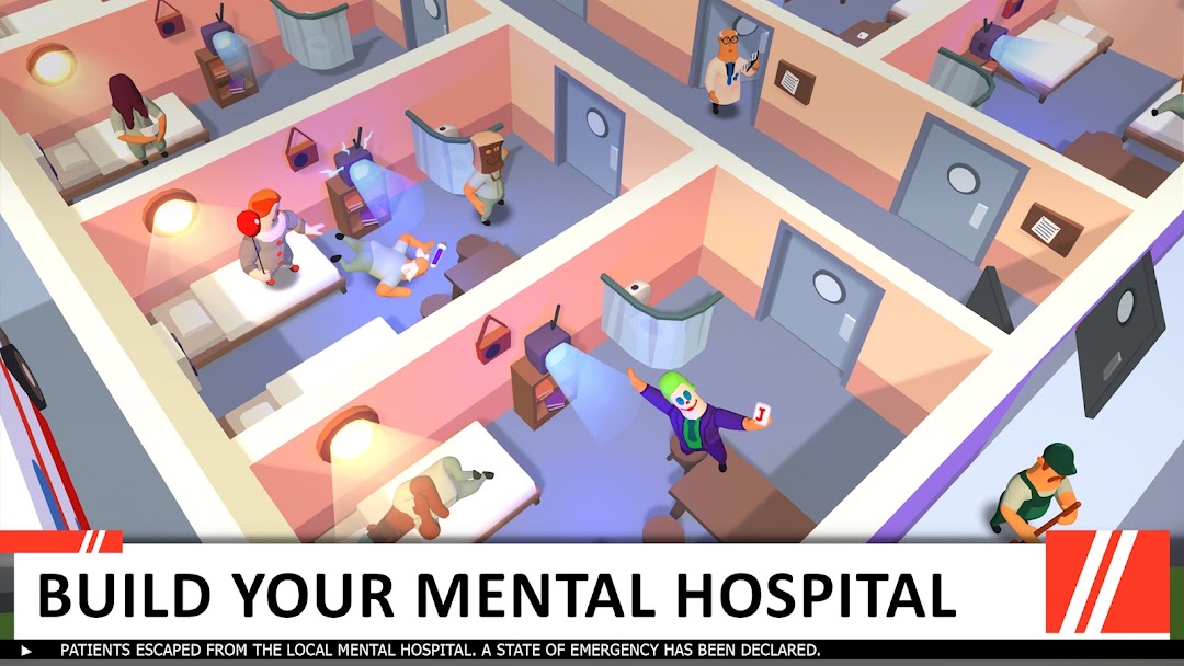 Idle Mental Hospital Tycoon ảnh chụp màn hình 1