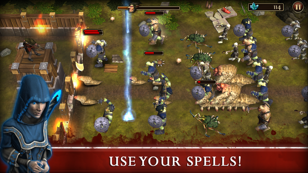 Three Defenders 2 mod apk screenshot 2
