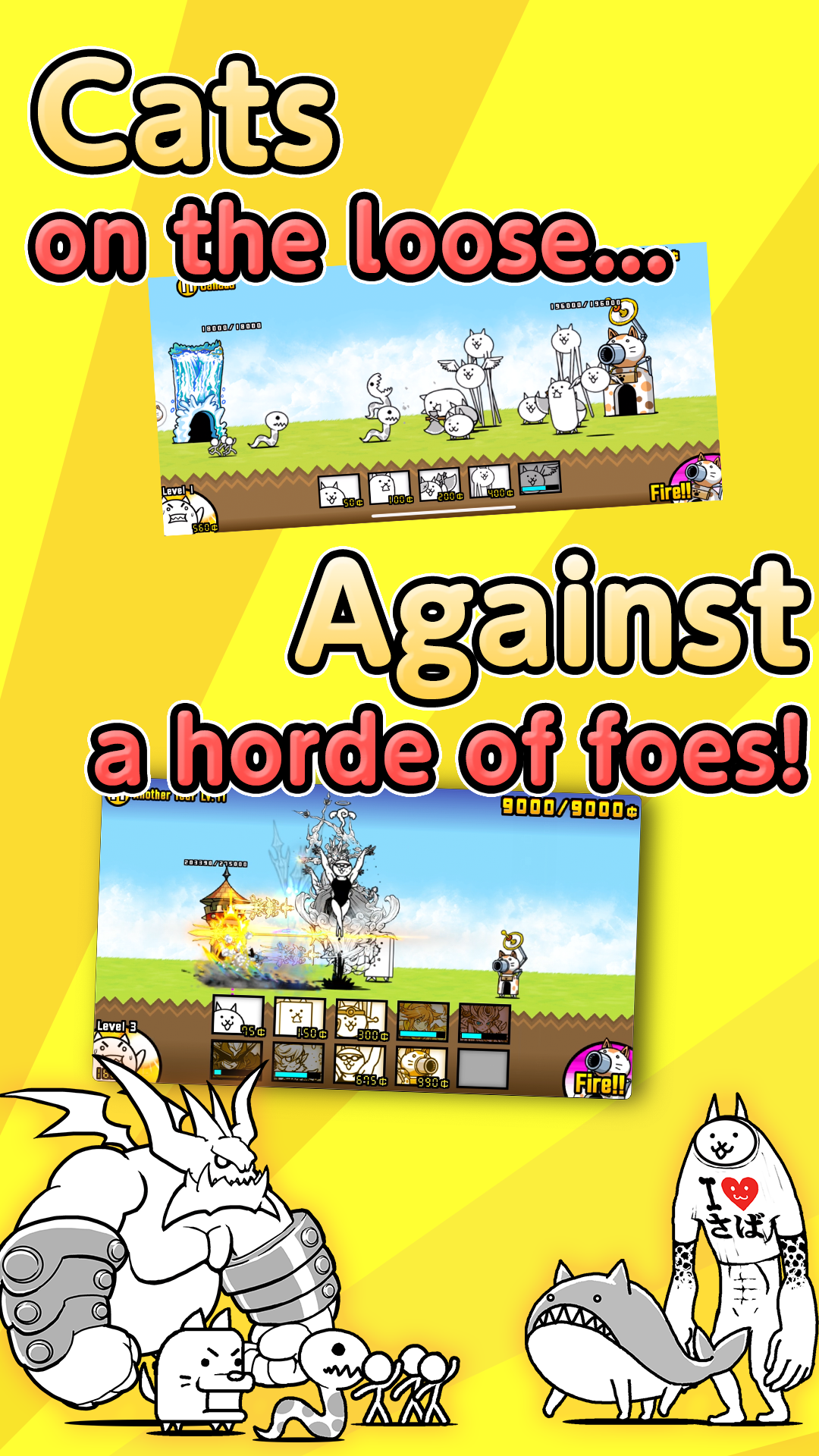 The Battle Cats ảnh chụp màn hình 2