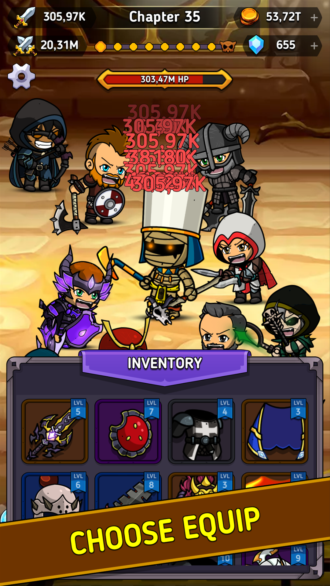 Tap Hero Clicker: Idle RPG ảnh chụp màn hình 5