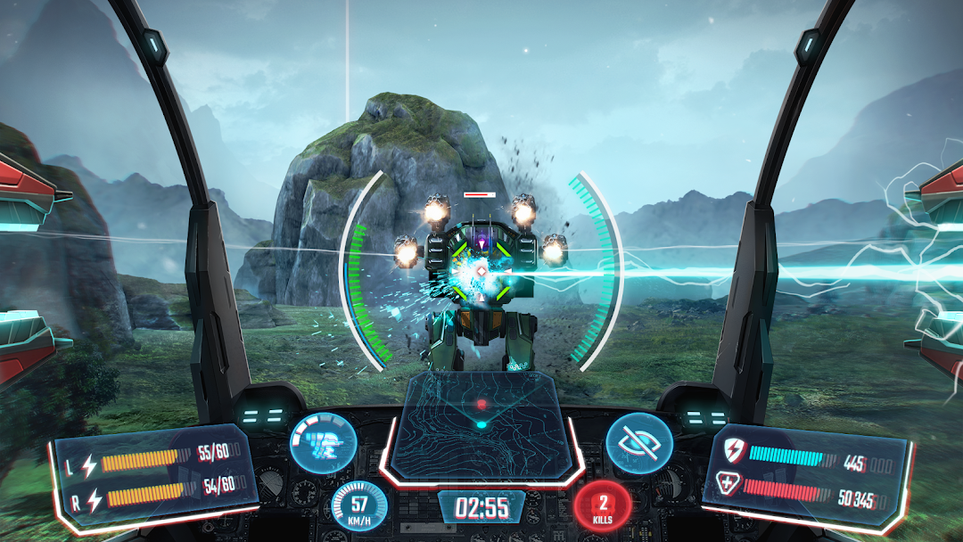 Robot Warfare: PvP Mech Battle mod apk screenshot 1