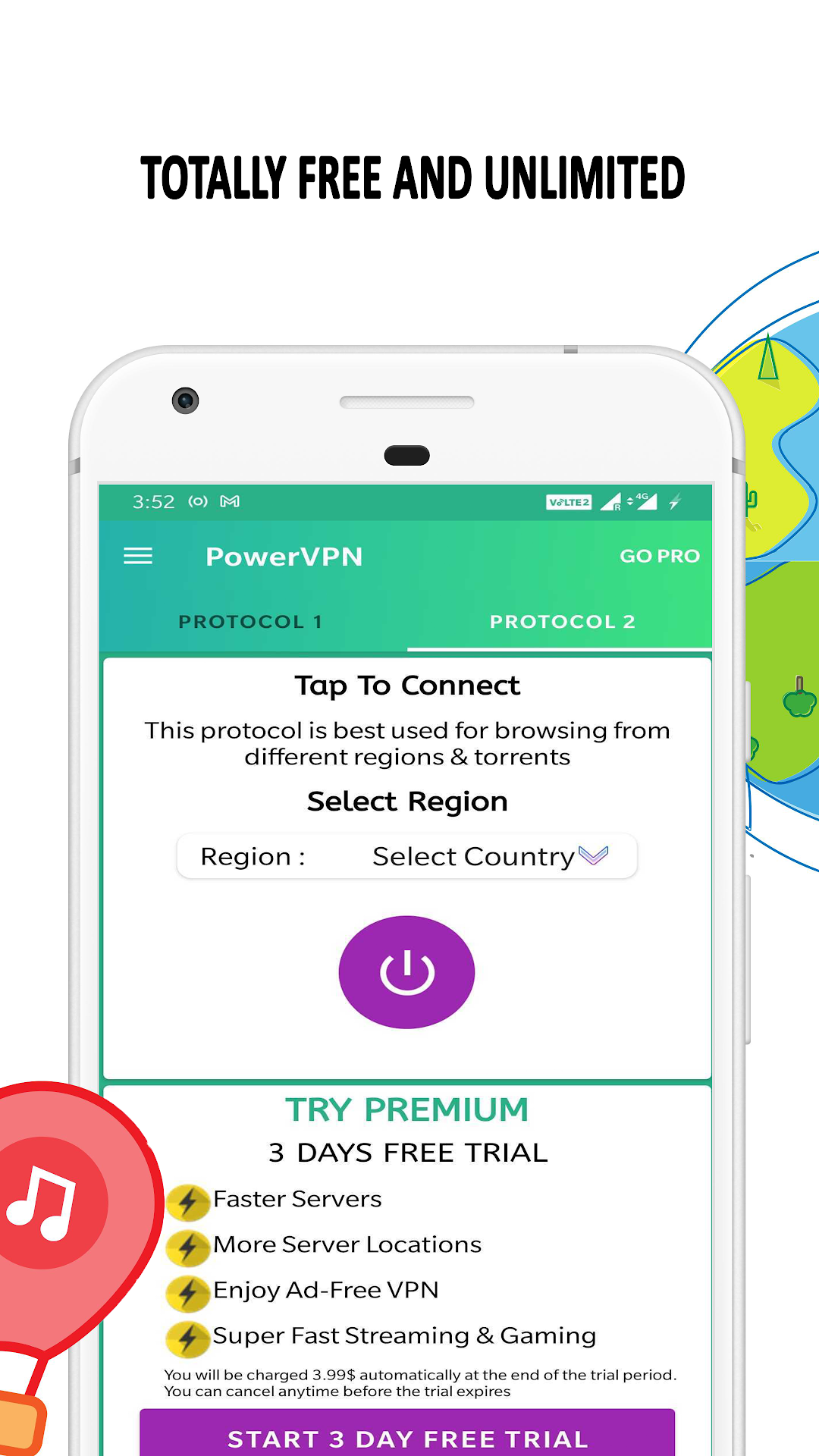 Power VPN : Fast & Secure VPN mod apk screenshot 2