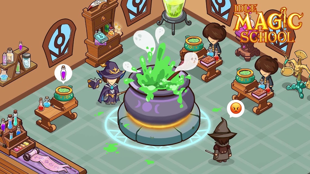 Idle Magic School mod apk screenshot 2