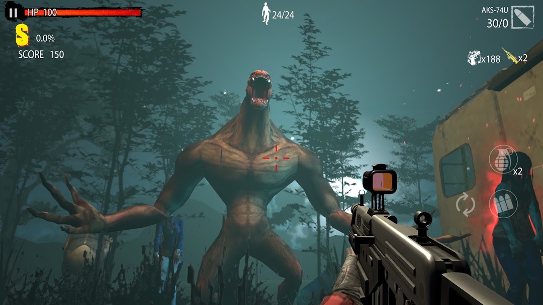 Zombie Hunter D-Day : 20Mil + ảnh chụp màn hình 1