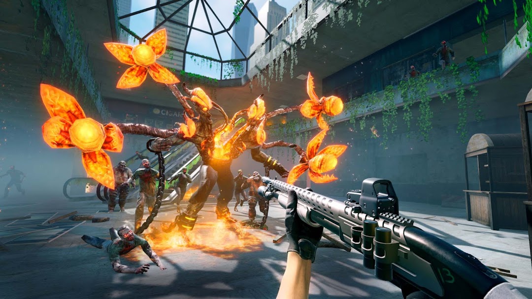 Zombie Fire 3D: Offline Game mod apk screenshot 2