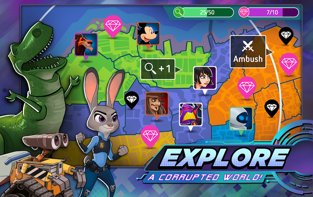 Disney Heroes: Battle Mode mod apk screenshot 5