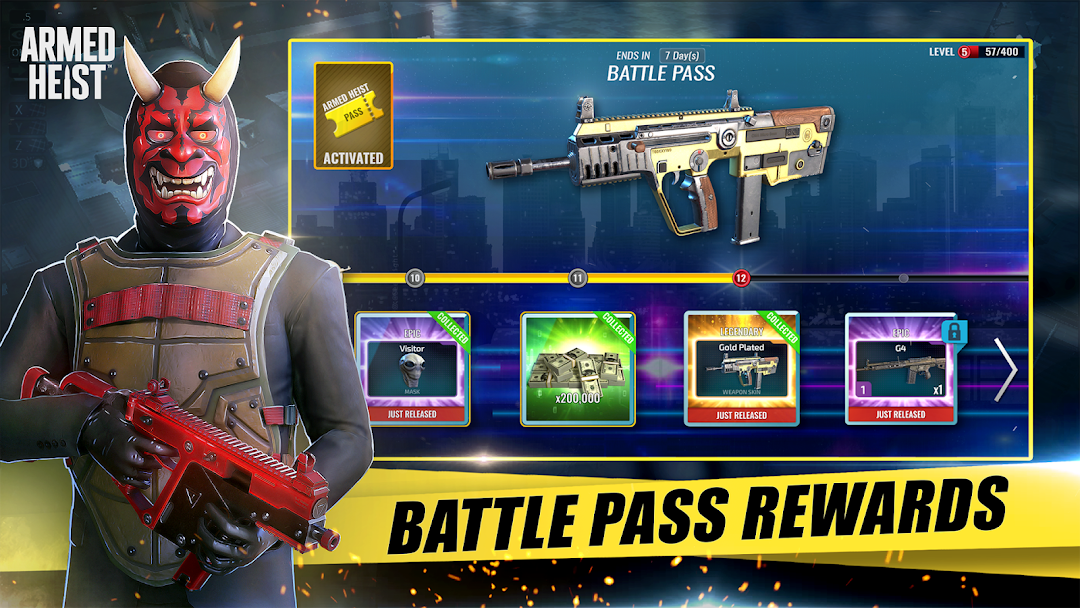 Armed Heist: Shooting games mod apk screenshot 4