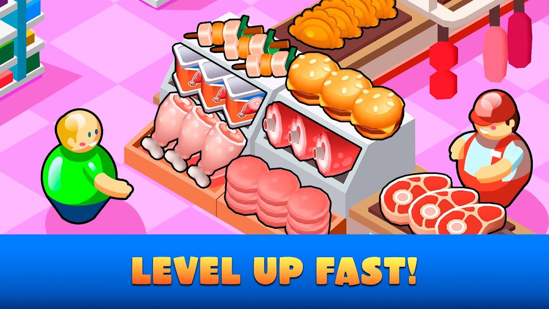 Idle Supermarket Tycoon－Shop ảnh chụp màn hình 1