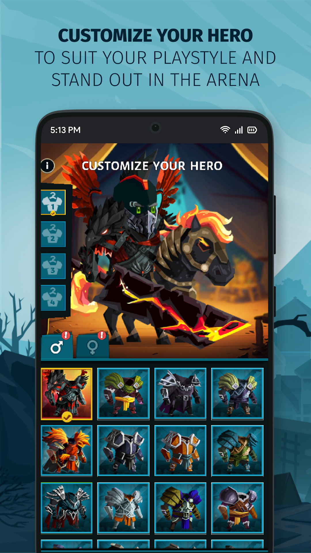 Slash & Roll: Dice Heroes ảnh chụp màn hình 4