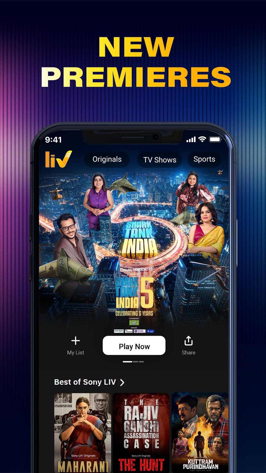 Sony LIV: Series, Shows, Movie ảnh chụp màn hình 4