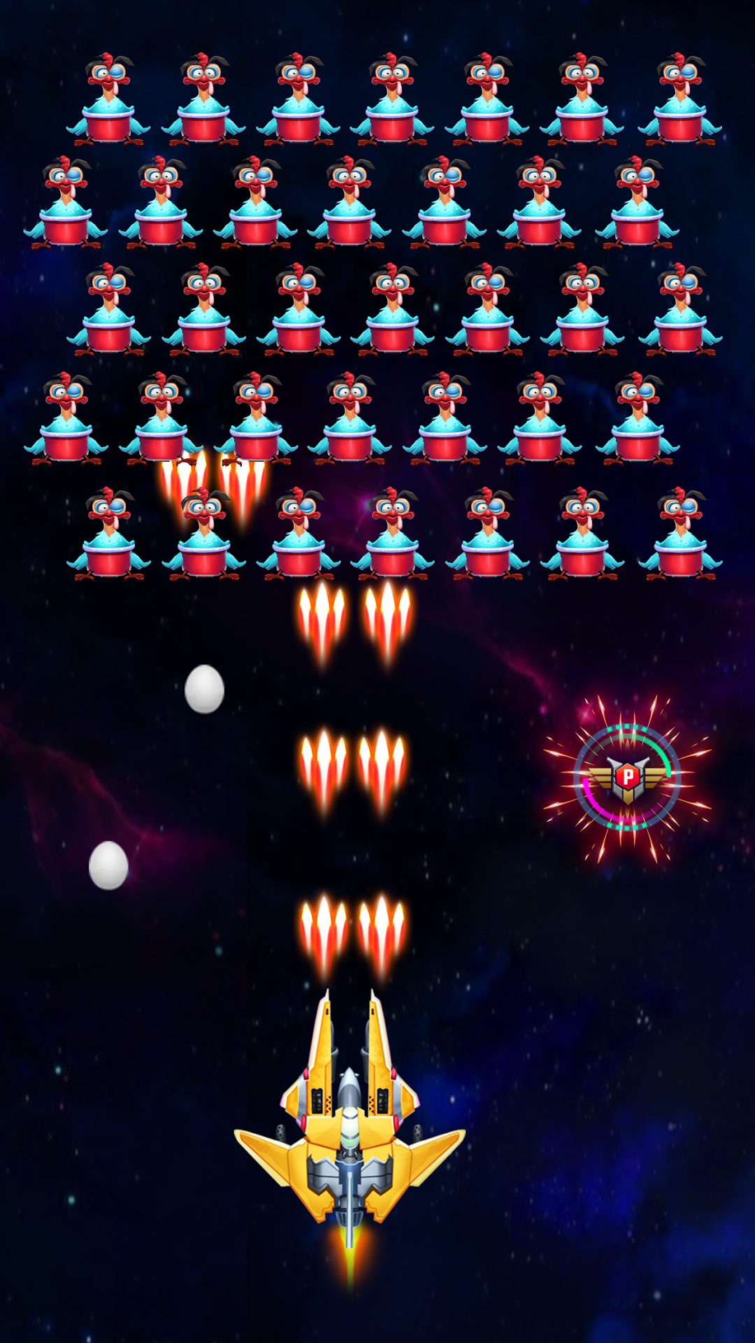Galaxy Attack: Chicken Shooter mod apk screenshot 3