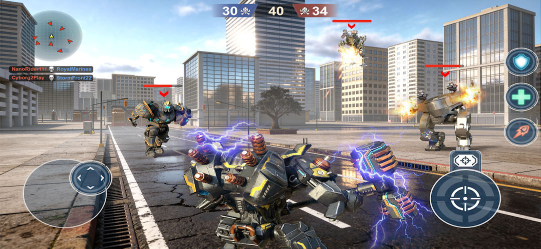 Mech Wars Online Robot Battles mod apk screenshot 2
