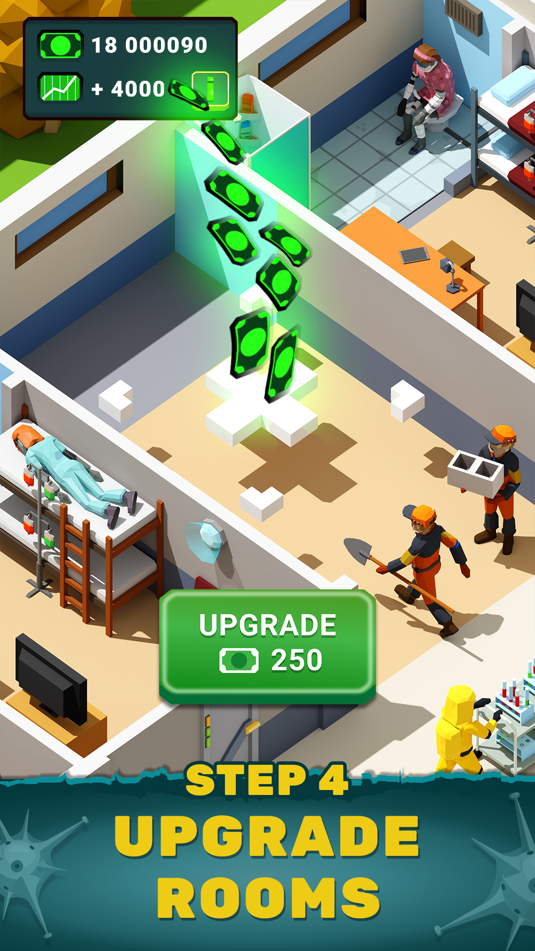Zombie Hospital - Idle Tycoon mod apk screenshot 4