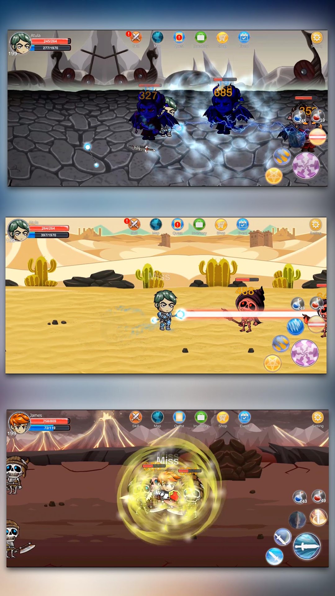 Hero Age - RPG classic ảnh chụp màn hình 2