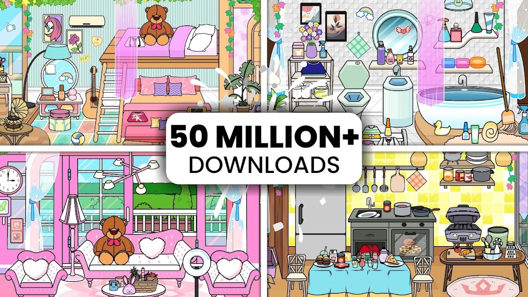 Tizi Princess Home Design Game mod apk screenshot 1