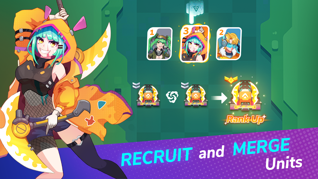 Merge Adventure: Auto Tank War ảnh chụp màn hình 3