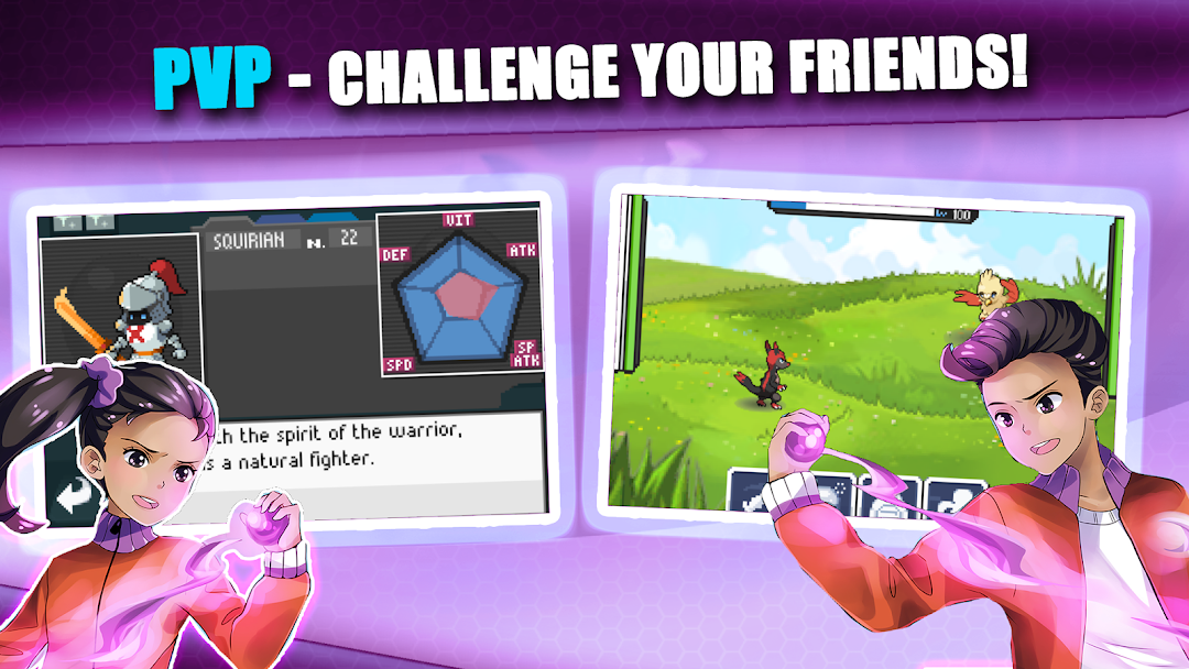 EvoCreo - Pocket Monster Game ảnh chụp màn hình 5