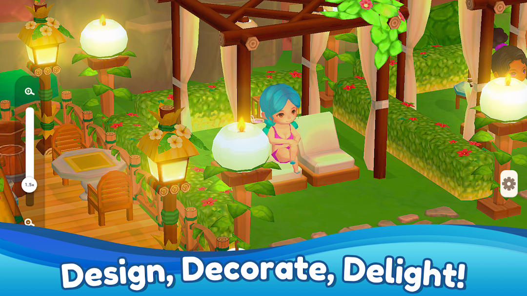 My Little Paradise: Resort Sim ảnh chụp màn hình 3
